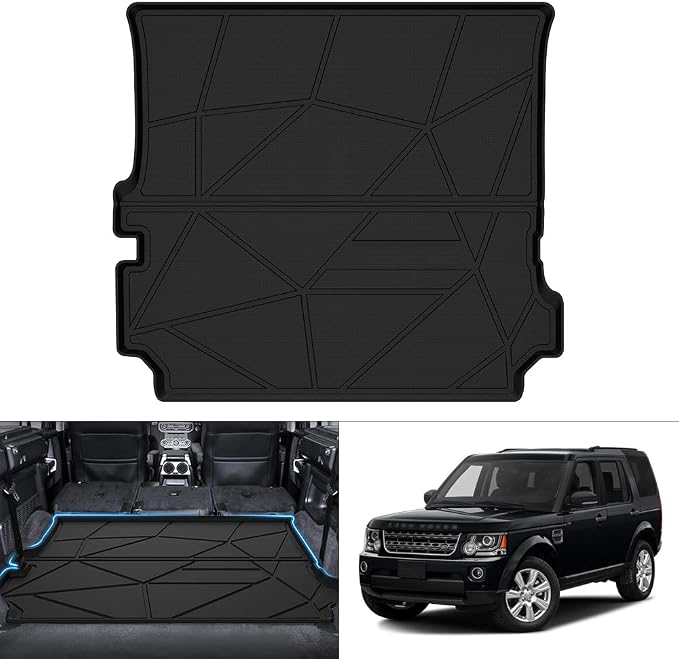 KUST Trunk Cargo Mat for Land Rover Discovery 4 LR4 2010-2016 (5/7 Seats) Rubber Rear Cover Cargo Liner Discoery 4 Accessories High Edge