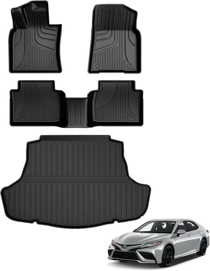 Floor Mats & Cargo Liner Fit for Toyota Camry 2018-2024 FWD Gas (Not for AWD or Hybrid)