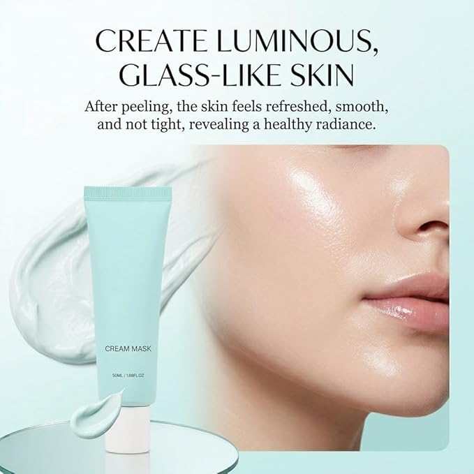 MELAPEEL Snail Mucin & Ceramide Peel off Mask for Deep Cleansing, Long-Lasting Hydration & Skin Barrier Repair with Collagen for Brightening, Sensitive Skin Friendly, 1.69 Fl Oz