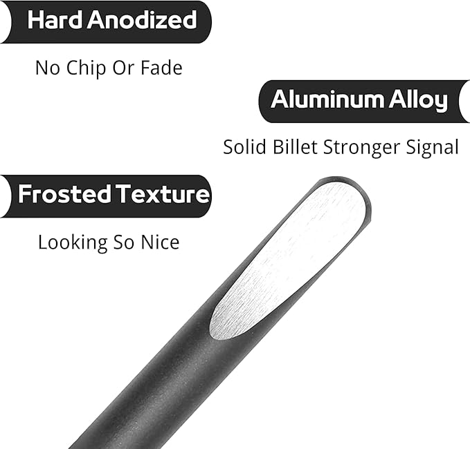 4.5 Inch Short Truck Antenna for 2009+ Ford F150, 2017+ F250 F350 Bronco Shorty Replacement Antenna Ford Pickup Truck Accessories