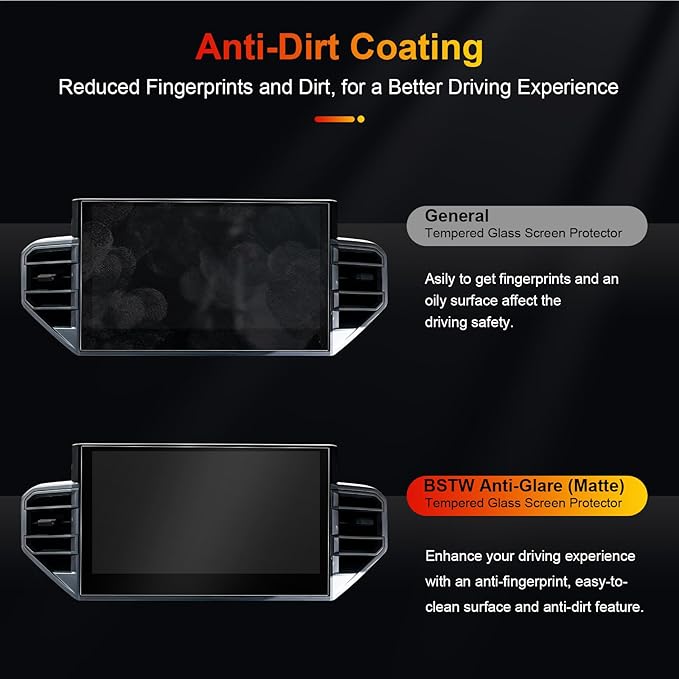 for 2024 Sequoia Matte Screen Protector for 2023-2026 Toyota Sequoia Limited/Platinum/TRD Pro 14" Display for 2025 Toyota Sequoia Accessories Anti Glare Tempered Glass Film (Sequoia 14-In Matte)