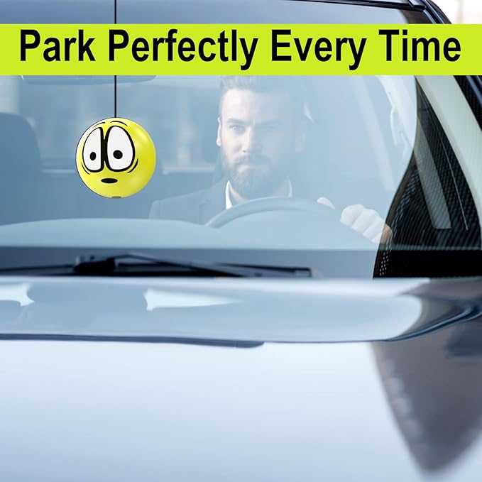 BFXM Garage Parking Aid Ball, Parking Guide System for Car Accessories, Stop Indicator, Parking Assist Ball, Aid-Parking Kit, Garage Car Stopper, Pack of 2
