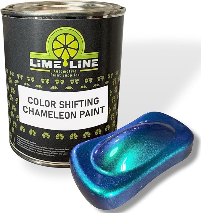 LiME LiNE Chameleon Color Changing Urethane Basecoat: Ready to Spray: (Green, Purple, Blue) 1 Quart