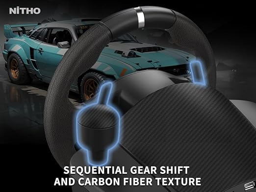Nitho Drive Pro V200 Racing Wheel with Pedals and Shifter, 270° Gaming Steering Wheel for PC, PS4, Switch/Switch 2, Xbox Series X|S, Xbox One, for Car Race Sim Games