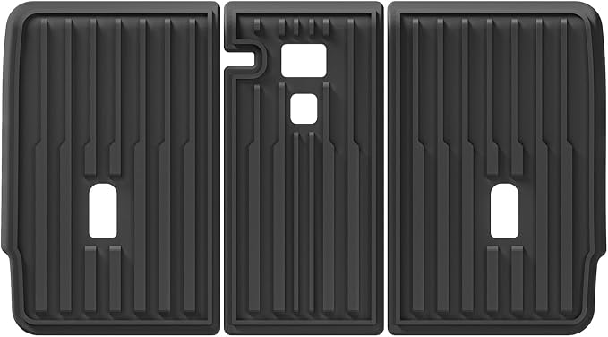 LUCKEASY Backseat Mat for 2025 2026 Tesla Model Y Juniper NEW 5 Seat (Not Fit Standard) TPE Rear Seat Cover Mat for Model Y Accessories All-Weather Black