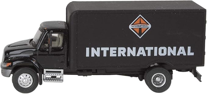 Walthers SceneMaster International, Black 4900 Single Axle Box Van