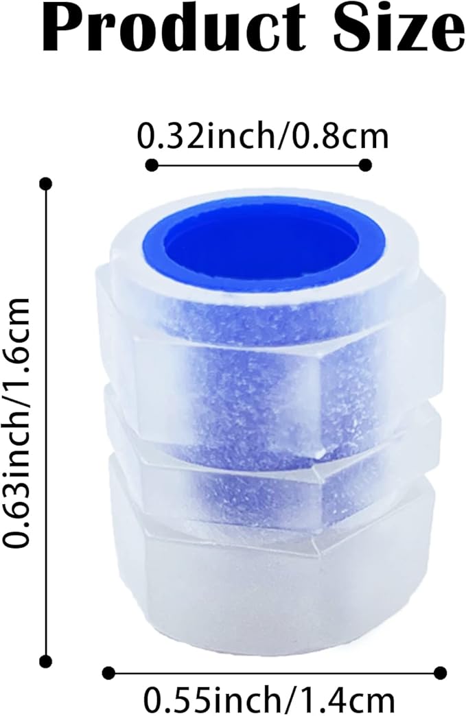 8PCS Car Tire Valve Stem Caps, Universal Noctilucent Waterproof Car Wheel Tire Caps, Suitable for Air Valve Caps for Cars, Motorcycles, Bicycles (Blue)