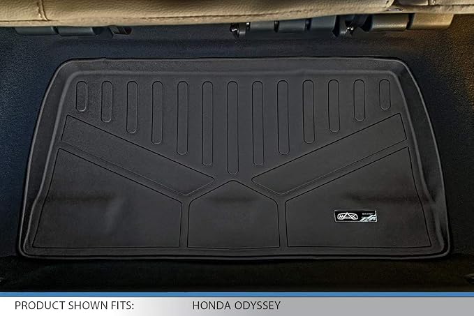 SMARTLINER All Weather Custom Fit Cargo Trunk Liner Floor Mat Behind 3rd Row Compatible with 2018-2025 Honda Odyssey