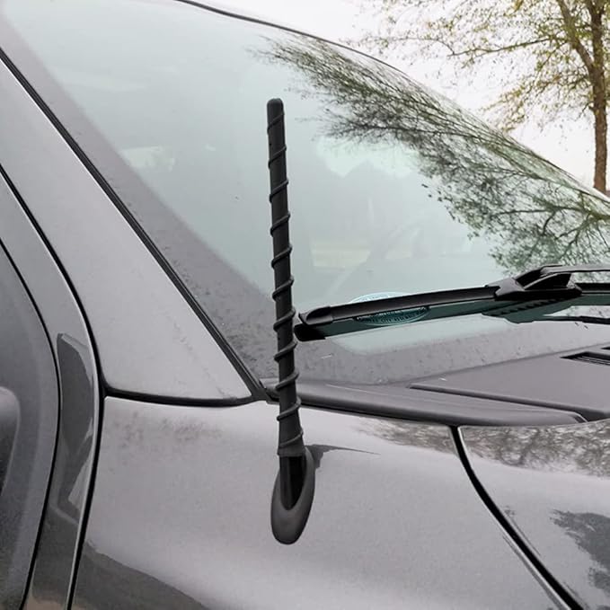 KSaAuto Short Antenna Compatible with Ford F150 2009-2026, 8 Inch Antenna F-150 Truck Accessories, Ford Pickup Truck Radio Replacement Antenna 2017-2026 F-250 F-350