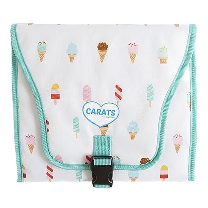 Cool Carats Car Seat Cooling Pad for Babies, Toddlers, and Kids - Comfortable and Durable Cooling Pad for Hot Summer Days - One Size Fits All, Popsicle White
