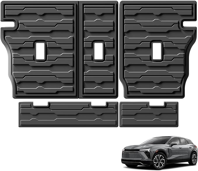 SMABEE Backrest Mat for 2024 2025 2026 Honda Prologue & Chevy Blazer EV Back Seat Covers All Weather TPE Protective Pad Accessories Interior Black