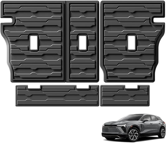 SMABEE Backrest Mat for 2024 2025 2026 Honda Prologue & Chevy Blazer EV Back Seat Covers All Weather TPE Protective Pad Accessories Interior Black