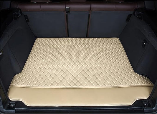 Floor Trunk Mats Custom for Auto Vehicles, Custom Fit Trunk Liner Cargo Mat Replacement- Beige