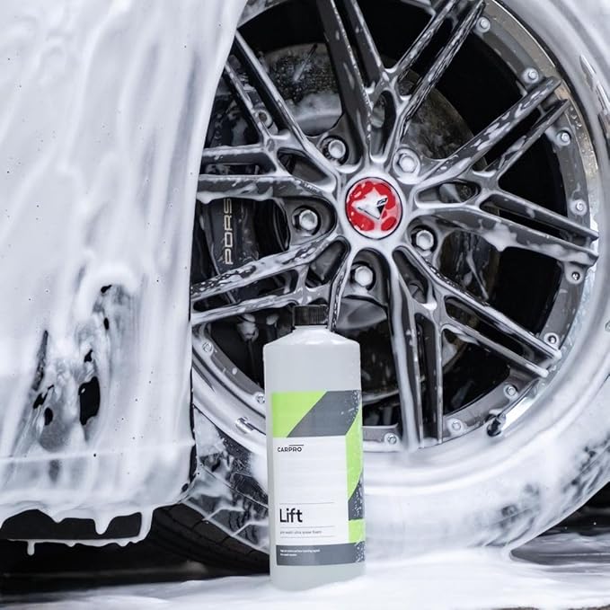 CARPRO Lift - Pre-Wash Snow Foam Car Wash Soap, Dissolves and Lifts Away a Large Amount of Dirt & Grime, Completely Touchless - Use in Bucket or Foam Cannon, Concentrated - 500ml (17oz)