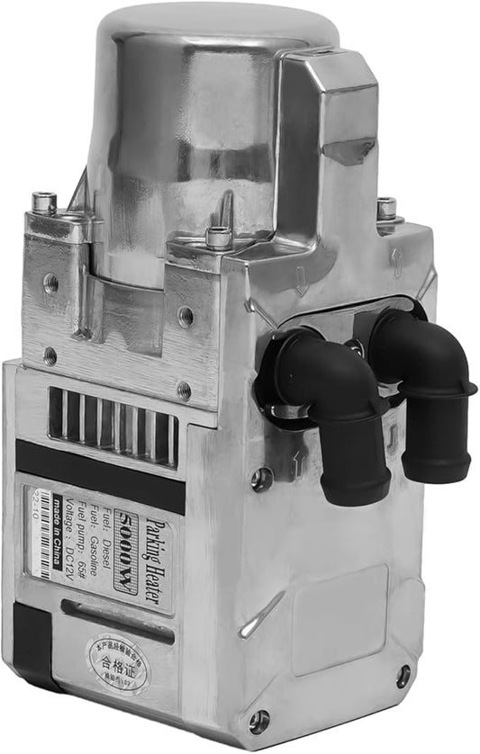 Diesel Air Heater, 12V 5000W Diesel Parking Water Heater Complete Kit Water Heating Type of Car Conduction Coolant with Remote Control for Commercial Vehicles Automotives & RV Cars