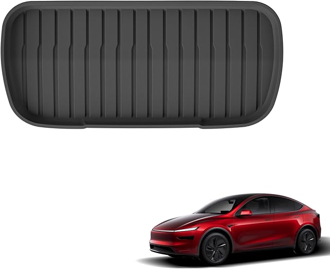 Front Cargo Mat for New 2025 2026 Tesla Model Y Juniper 5-Seats (Not fit Standard) All Weather TPE Front Trunk Mat Cargo Liner Accessories Interior Black