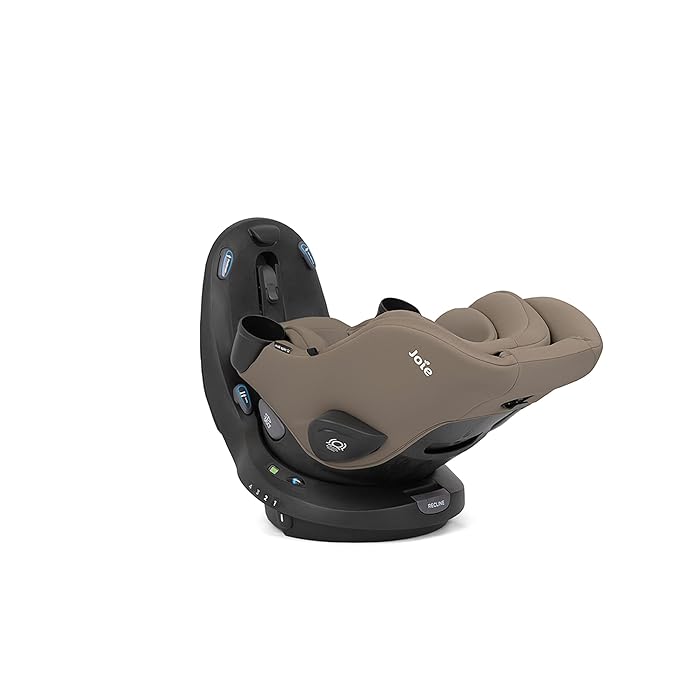 Chili Spin SI Rotating 2-in-1 Convertible Car Seat, Rear and Forward-Facing, No-Rethread Harness, Tested for Safety Standards (Mocha)