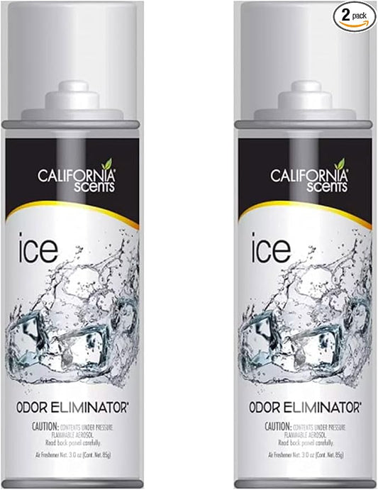 California Scents Car Fogger and Odor Eliminator (2 Packs, Ice)
