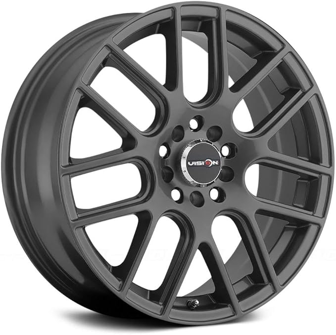 Vision 426 Cross Gunmetal Wheel with Painted Finish (16x7"/5x100mm)