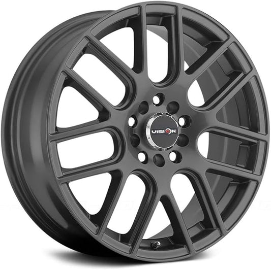Vision 426 Cross Gunmetal Wheel with Painted Finish (16x7"/5x100mm)