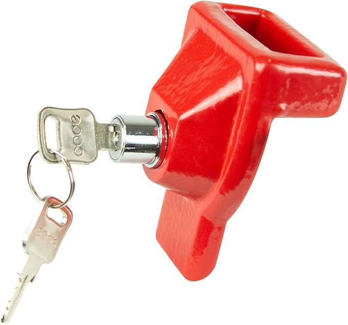 Mytee Products 2 Pack Glad Hand Lock Without Keyed Alike for Air Brake Security, Cast Iron Trailer Emergency Brake Lock for Semi Trucks, Tractor Trailers & Commercial Vehicle Security