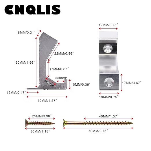 CNQLIS Squeaky Wood Relief Floor Repair Kit Can be Safely Used on Any 5/8 inch or Thicker subfloor,Eliminating Squeaky Floor Sounds,Without Holes(White,12 Pcs)