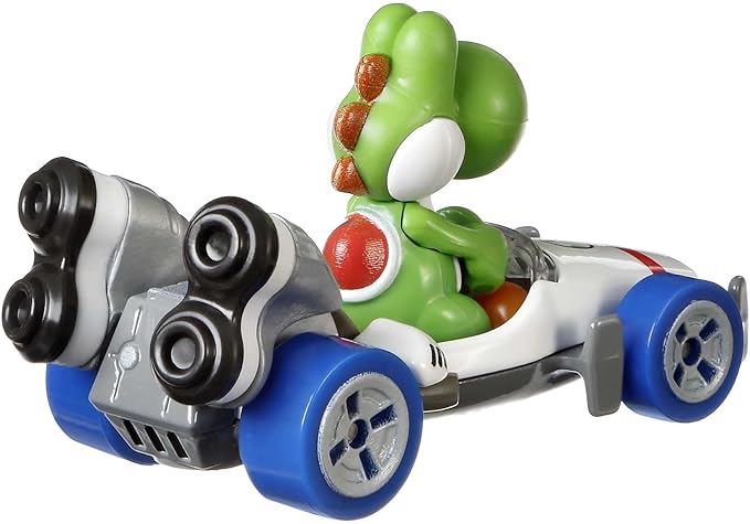 Hot Wheels Mario Kart Collection of 1:64 Scale Die-Cast Replica Vehicles, Toy Collectibles