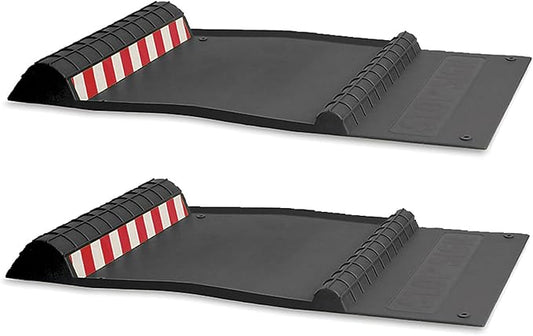 Maxsa 37358-2PK Park Right 21" x 11" x 2" Parking Mat, Black, Amazon Exclusive