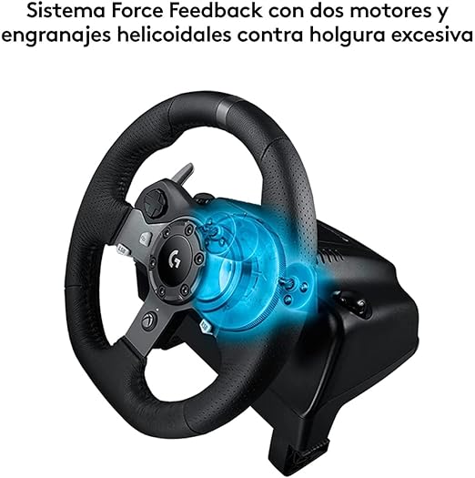 Logitech Driving Force G920 Steering Wheel and Pedals, 941-000123 (Steering Wheel and Pedals f/PC and Xbox One)