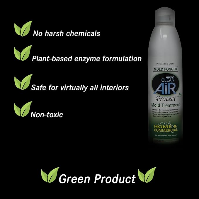 DWD2 Clean Air Protect Mold-Odor Apartment Fogger Bundle (1) 8oz. (2) 14oz.