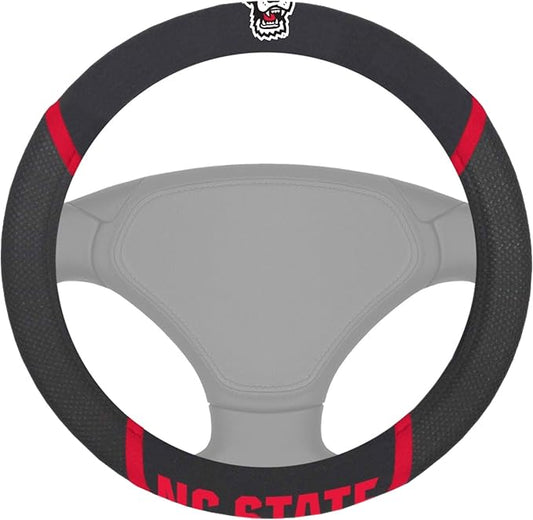 FANMATS NCAA Unisex-Adult Embroidered Steering Wheel Cover