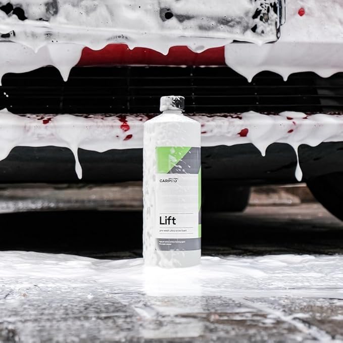 CARPRO Lift - Pre-Wash Snow Foam Car Wash Soap, Dissolves and Lifts Away a Large Amount of Dirt & Grime, Completely Touchless - Use in Bucket or Foam Cannon, Concentrated - 500ml (17oz)