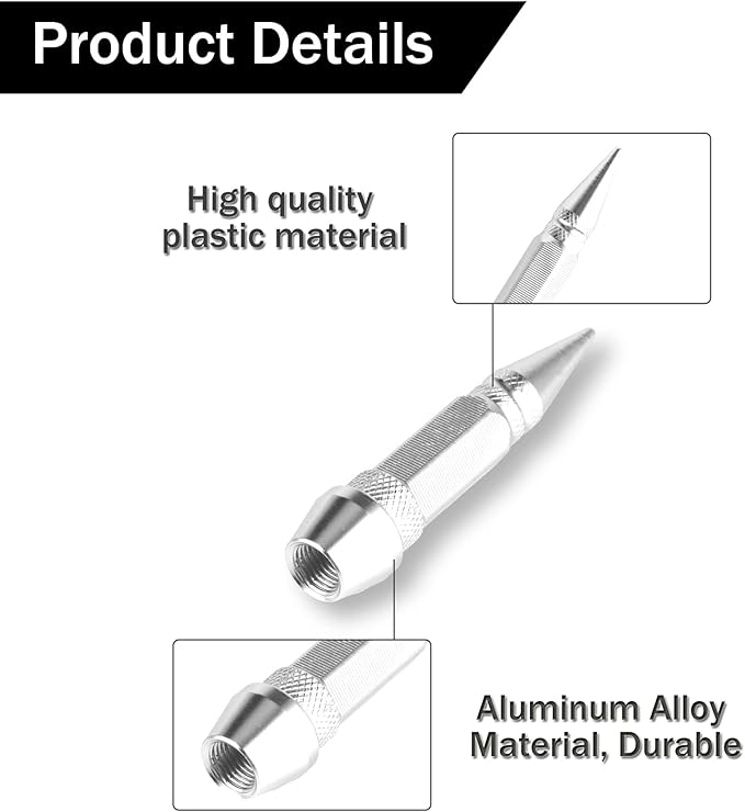 SINGARO 60mm Spiked Valve Caps, Aluminum Alloy Dustproof and Waterproof Tire Valve Stem Caps, Suitable for Cars, Trucks and Motorcycles (4PCS Silver)