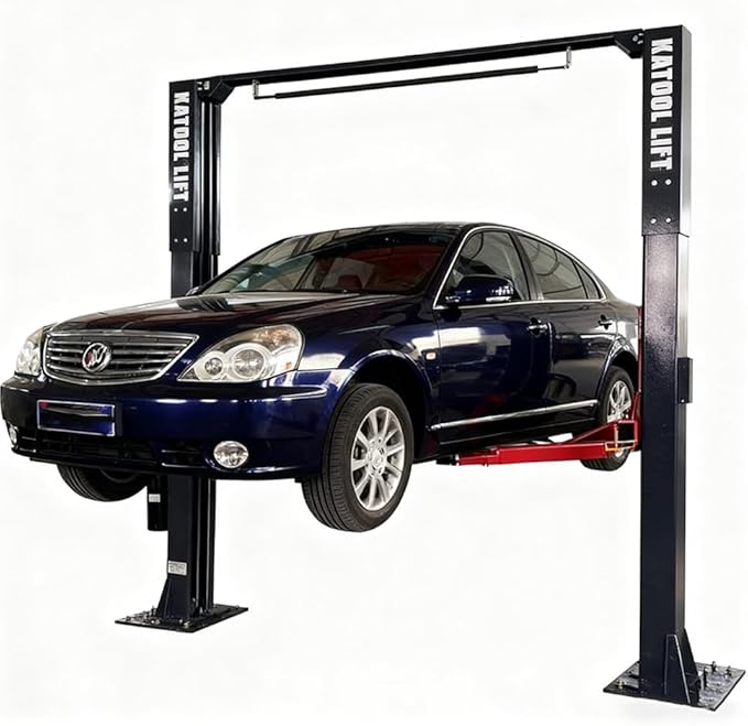 AM-120SD Two Post Car Lift 12000 lbs, 4HP Direct Drive with Single Point Lock Release, Heavy Duty Auto Hoist for Commercial Garage