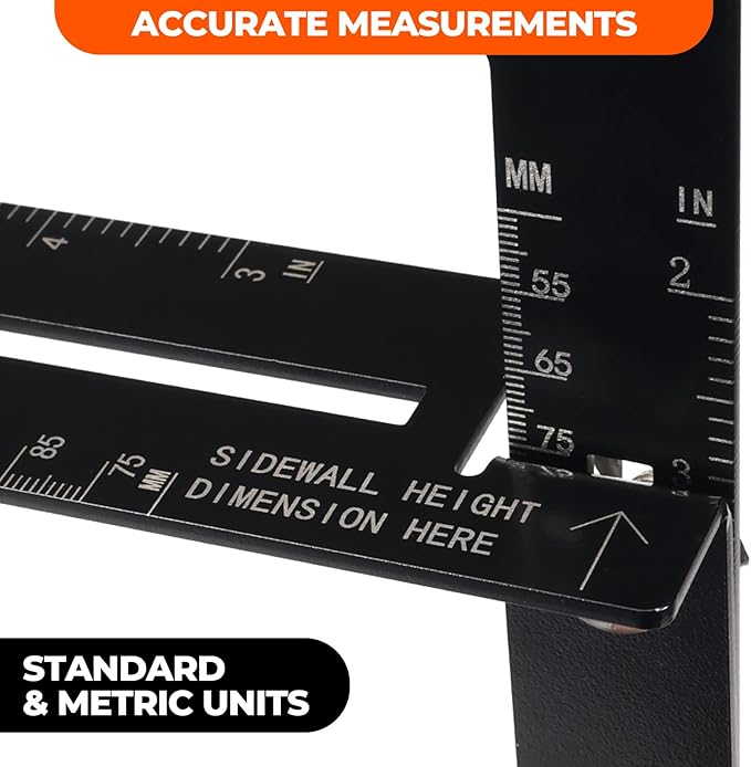 Wheel Fitment Tool, Offset Measuring Mockup Tool, 5 Lug Wheel Simulator for Fits 14-22" Rims, 8-14" Tire Widths, 2.5-11.5" Sidewalls, 3-12" Clearance
