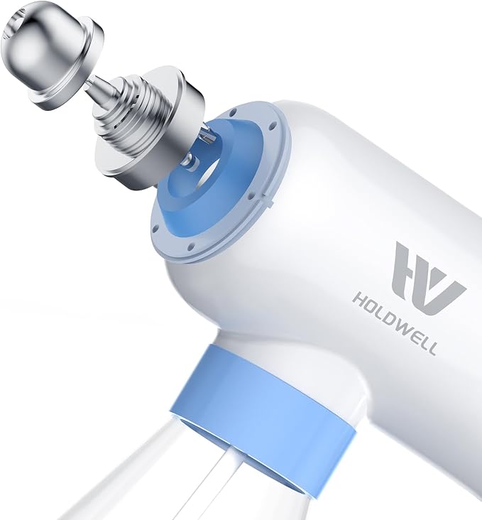 Mini Disinfection Fogger, Stainless Steel Nozzle, Better Grip Comfort, 6.1oz Cordless Electric Sanitizer Atomizer, Blue Light Nano Spray Gun for Place Cleaning/High-Touch Item Contactless Sanitization