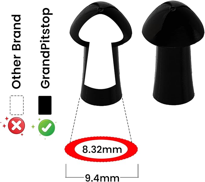 GRAND PITSTOP 22 Pcs Tire Puncture Repair Kit with Multi-Functional Folding Plier Compatible for car Motorcycle, Truck, ARB,ATV, Tractor, RV, SUV, Trailer (15 Mushroom Plugs)