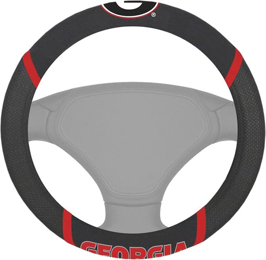 FANMATS NCAA Unisex-Adult Embroidered Steering Wheel Cover