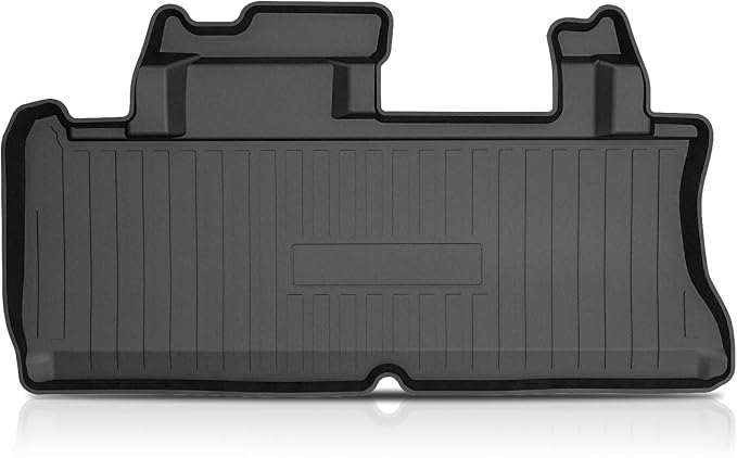 KUST Cargo Trunk Mat for Toyota Sienna 2021-2026 (with Spare Tire), Rear Trunk Cargo Liner All Weather Protection, TPE Rubber Raised Edge