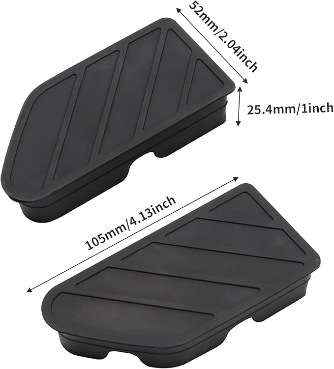 JERBOR Silicone Stake Pocket Covers Custom Fit for GMC Sierra Chevrolet Silverado 2019-2024 Truck Bed Rail Hole Plugs Stake Pocket Caps Cover