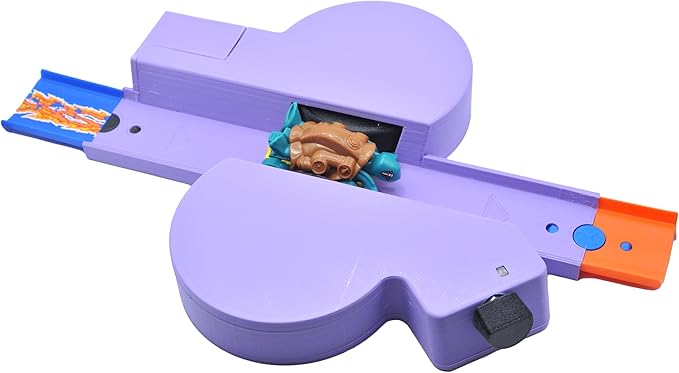 Mike's Makeshop Booster Classic – Quiet, Rechargeable Track Booster Compatible with Hot Wheels (Purple)