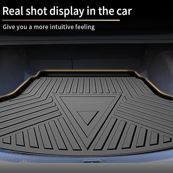 Upgrade Corolla Cross SUV Cargo Liner | Custom Fit Trunk Mat Compatible with 2022 2023 2024 2025 Toyota Corolla Cross (FWD Models Only) | All Weather TPE Cargo Mat for Corolla Cross