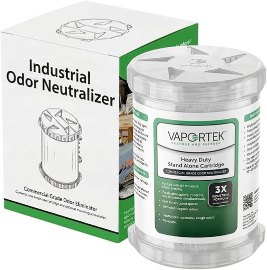 Vaportek Heavy Duty Odor Neutralizer HDSA 2.0, 1-Pack Odor Eliminator & Odor Absorber, Car Deodorizer for Home, Office, Garage & Basement, Long Lasting Odor Removal up to 20,000 Cu Ft, 3X Industrial