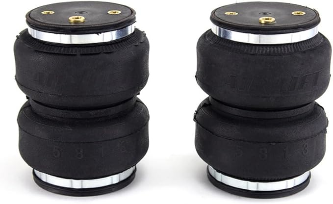 TrendsAuto Air Lift LoadLifter 5000 Air Spring Kit & WirelessOne 2nd Gen Compressor fits 2005 2010 F250 F350 Super Duty 4WD RWD | Single-Path Control | Includes TrendsAuto Decal