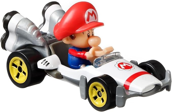 Hot Wheels Mario Kart Characters and Karts as 1:64 Die-Cast Cars