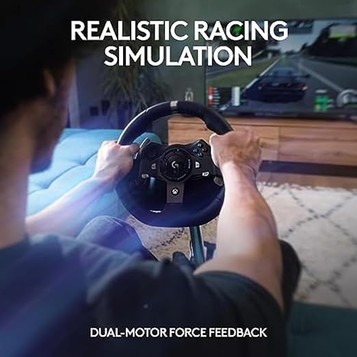 Logitech G920 Driving Force Racing Wheel + Floor Pedals + Driving Force Shifter + ASTRO Gaming A20 Wireless Headset Gen 2 Bundle - Xbox Series X | S, Xbox One, PC & Mac