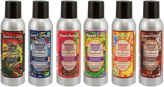12pc Display - Smoke Odor Exterminator Spray - 7oz / Retro Mix
