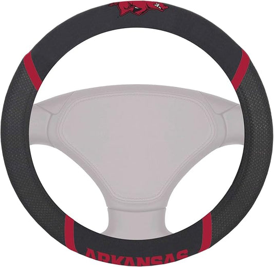 FANMATS NCAA Unisex-Adult Embroidered Steering Wheel Cover