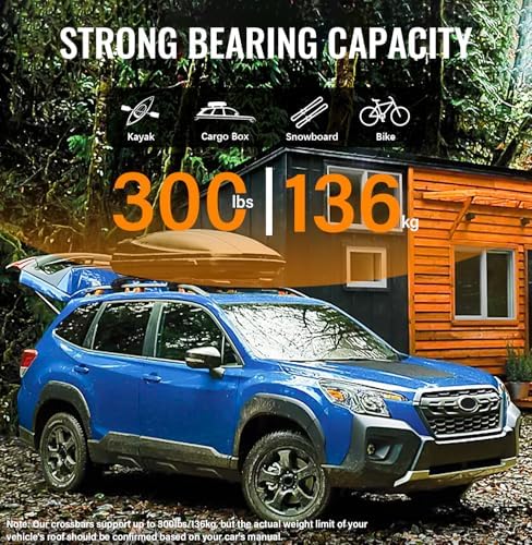 Cross Bars Compatible with Subaru Forester Wilderness 2022-2026