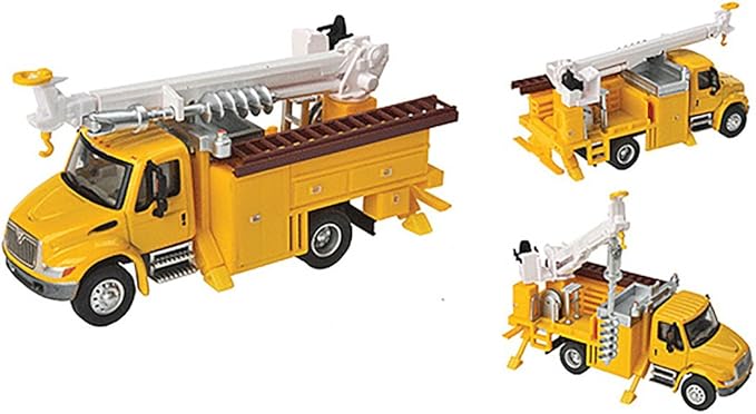 Walthers SceneMaster International, Yellow 4300 Utility Truck w/Drill